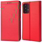 Moozy tui  rabat pour samsung a53 5g, rouge ? tui portefeuille  rabat magntique intelligent avec ...