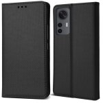 Moozy tui  rabat pour xiaomi 12 et xiaomi 12x, noir ? tui portefeuille  rabat magntique intelligent ...