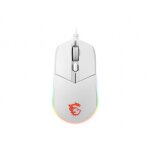 Msi clutch gm11 white souris ambidextre usb type - a optique 5000 dpi - neuf