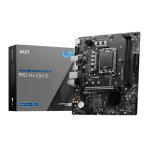 Msi pro h610m - e carte mre intel h610 lga 1700 micro atx - neuf