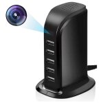 Multiprise usb cam�ra espion grand angle 120� vid�osurveillance full hd wi - fi yonis - neuf