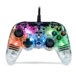 Nacon pro compact colorlight noir, transparent usb manette de jeu analogique / num�rique pc, xbox one, ...