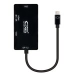 Nanocable 10. 16. 4301 - bk cble vido et adaptateur 0, 1 m usb type - c vga (d - sub) + hdmi + dvi ...