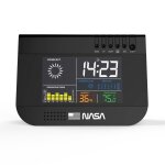 Nasa ws100 - station m�t�o, ecran lcd 3, 3, piles aa, fonctions calendrier / horloge / alarme - noir ...