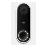Nest doorbell hello (filaire) - sonnette de porte intelligente, noir - neuf