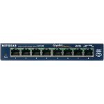 Netgear gs108 switch ethernet 8 ports mtal gigabit (10 / 100 / 1000), pour une connectivit simple et ...