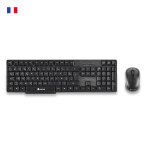 Ngs ??euphoria kit french clavier souris incluse rf sans fil azerty franais noir - neuf