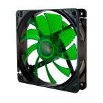 Nox coolfan 120 led boitier pc ventilateur 12 cm noir, vert - neuf