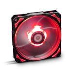 Nox h - fan led boitier pc ventilateur 12 cm noir, rouge, blanc - neuf