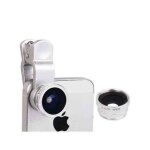 Objectif fisheye 3 en1 grand angle 180° macro gris smartphone universel tablette yonis - neuf Objectif fisheye 3 en1 grand angle 180° macro gris smartphone universel tablette yonis - neuf