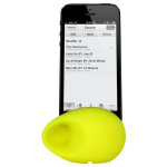 Oeuf amplificateur de son pour apple iphone 5 / 5s / 5c / se, jaune - neuf Oeuf amplificateur de son pour apple iphone 5 / 5s / 5c / se, jaune - neuf