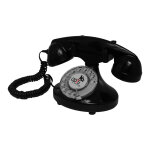 Opis funkyfon cable : t�l�phone fixe � cadran rotatif au style des 1920 - neuf
