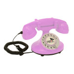 Opis funkyfon cable : tlphone fixe  cadran rotatif au style des 1920 - neuf