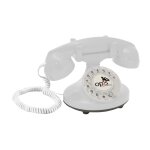 Opis funkyfon cable : t�l�phone fixe � cadran rotatif au style des 1920 - neuf