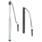 Pack de 2 stylets rtractables universels noir bigben - neuf