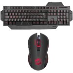 Pack clavier souris gamer rapax torn pro rapid fire compatible ps4, ps3 et xbox one - neuf