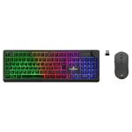 Pack clavier souris sans fil rechargeable bluestork - rgb - neuf