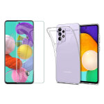 Pack coque transparente en tpu et vitre protection écran en verre trempé pour samsung galaxy a52 4g / ... Pack coque transparente en tpu et vitre protection écran en verre trempé pour samsung galaxy a52 4g / ...