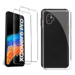 Pack coque transparente en tpu et vitre protection écran en verre trempé pour samsung galaxy xcover 6 ... Pack coque transparente en tpu et vitre protection écran en verre trempé pour samsung galaxy xcover 6 ...