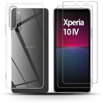 Pack coque transparente en tpu et vitre protection cran en verre tremp pour sony xperia 10 iv 5g (xperia ...