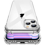 Pack protection pour iphone 13 pro (coque silicone anti - chocs + film verre trempe) - neuf