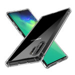 Pack protection pour samsung galaxy note 10 (coque silicone anti - chocs + film verre trempe) - neuf