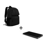 Pack pour smartphone (batterie plate 6000 mah 2 ports + sac  dos avec prise usb intgr) (noir) - neuf ...