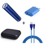 Pack pour smartphone (cable chargeur micro usb tresse 3m + pochette + batterie + prise secteur) android ... Pack pour smartphone (cable chargeur micro usb tresse 3m + pochette + batterie + prise secteur) android ...
