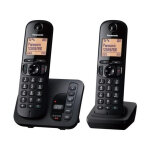 Panasonic kx - tgc222 t�l�phone dect identification de l'appelant noir - neuf