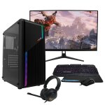 Pc gamer complet neon - x - amd ryzen 5 - 5600g, radeon vega 7, 16go ram, 1to ssd, fdos, moniteur 27 ...