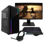 Pc gamer complet neon - x - amd ryzen 7 - 5700g, radeon vega 8, 32go ram, 1to ssd, fdos, moniteur 24 ...