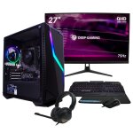 Pc gamer complet nexus - amd ryzen 5 - 5600g, gtx 1650, 32go ram, 1to ssd, fdos, moniteur 27 qhd hdr, ...