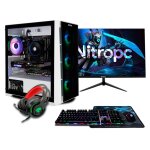 Pc gamer complet nitropc pack silver plus - intel i5 - 12400f, rtx 3050 6go, ram 16go, m. 2 1to, windows ...