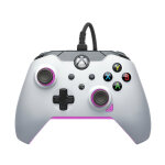 Pdp manette filaire: m�che blanchepour xbox series x|s, xbox one et windows 10 / 11 - neuf