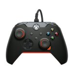 Pdp manette filaire: noir atomique, pour xbox et windows 10 / 11 - neuf