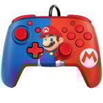 Pdp rematch: power pose mario bleu, rouge usb manette de jeu analogique / numrique nintendo switch, ...