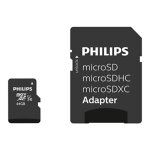 Philips fm64mp45b / 00 mémoire flash 64 go microsdxc uhs - i classe 10 - neuf Philips fm64mp45b / 00 mémoire flash 64 go microsdxc uhs - i classe 10 - neuf