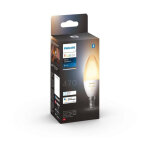 Philips hue white ambiance - ampoule led connect�e flamme e14 - 6w - compatible bluetooth - neuf