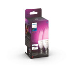 Philips hue white & color ambiance - ampoule led connect�e flamme e14 - 5, 5w - compatible bluetooth ...