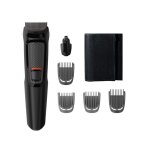 Philips multigroom series 3000 6 - en - 1 visage, 6 outils, lames en acier auto - afftes - neuf