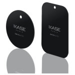 Plaques de métal pour support voiture magnétique à grille d'aération (2 formes) - neuf Plaques de métal pour support voiture magnétique à grille d'aération (2 formes) - neuf