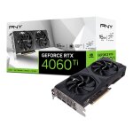 Pny vcg4060t16dfxpb1 carte graphique nvidia geforce rtx 4060 ti 16 go gddr6 - neuf