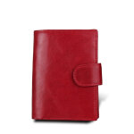 Porte - carte homme portefeuille protection magntique cuir anti - magnet rfid rouge yonis - neuf