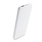 Power bank 10000 mah batterie externe smartphone tablette chargeur portable blanc - neuf