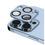 Protection en alliage mtallique des objectifs photo pour apple iphone 13 pro / 13 pro max, bleu titane ...
