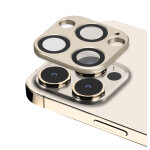 Protection en alliage mtallique des objectifs photo pour apple iphone 13 pro / 13 pro max, or platine ...
