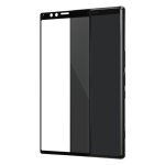 Protection d'�cran en verre tremp� bord � bord incurv� pour sony xperia 1, noir - neuf