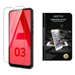 Protection �cran vitre en verre tremp� pour samsung galaxy a03 4g - pochette xeptio - neuf