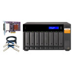 Qnap tl - d800s botier de disques de stockage botier disque dur / ssd noir, gris 2. 5 / 3. 5 - neuf ...