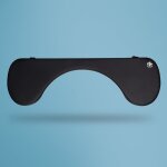 R - go tools accoudoir ergonomique r - go, sym�trique, avec d�coupe abdominale, mousse souple, noir. ...